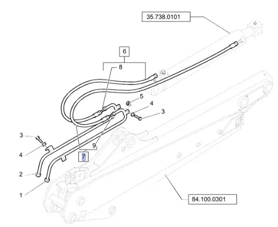 87636396 - шланг гибкий