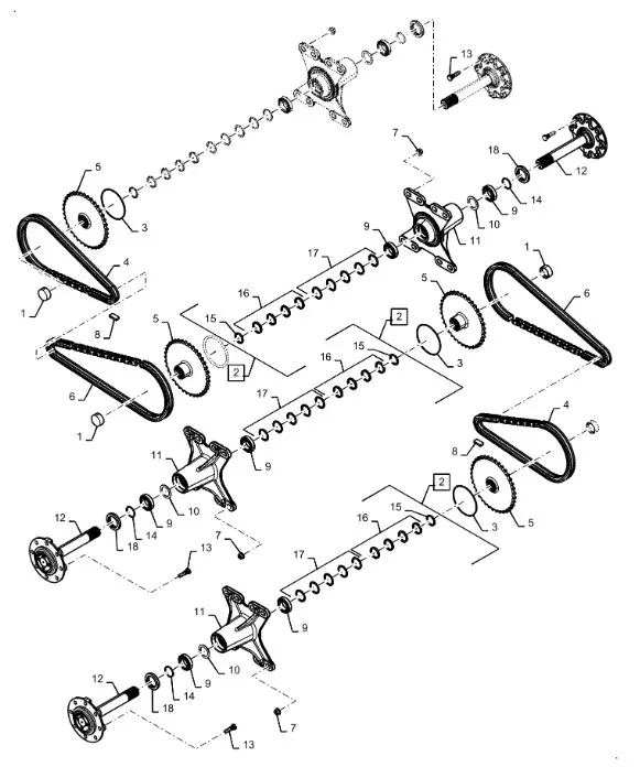 48024993 - бортовой редуктор