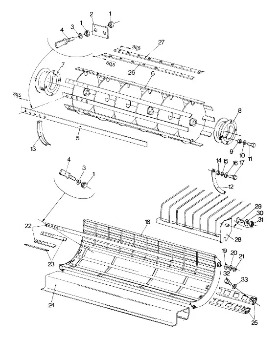 396935 - Зуб для обмолота рис